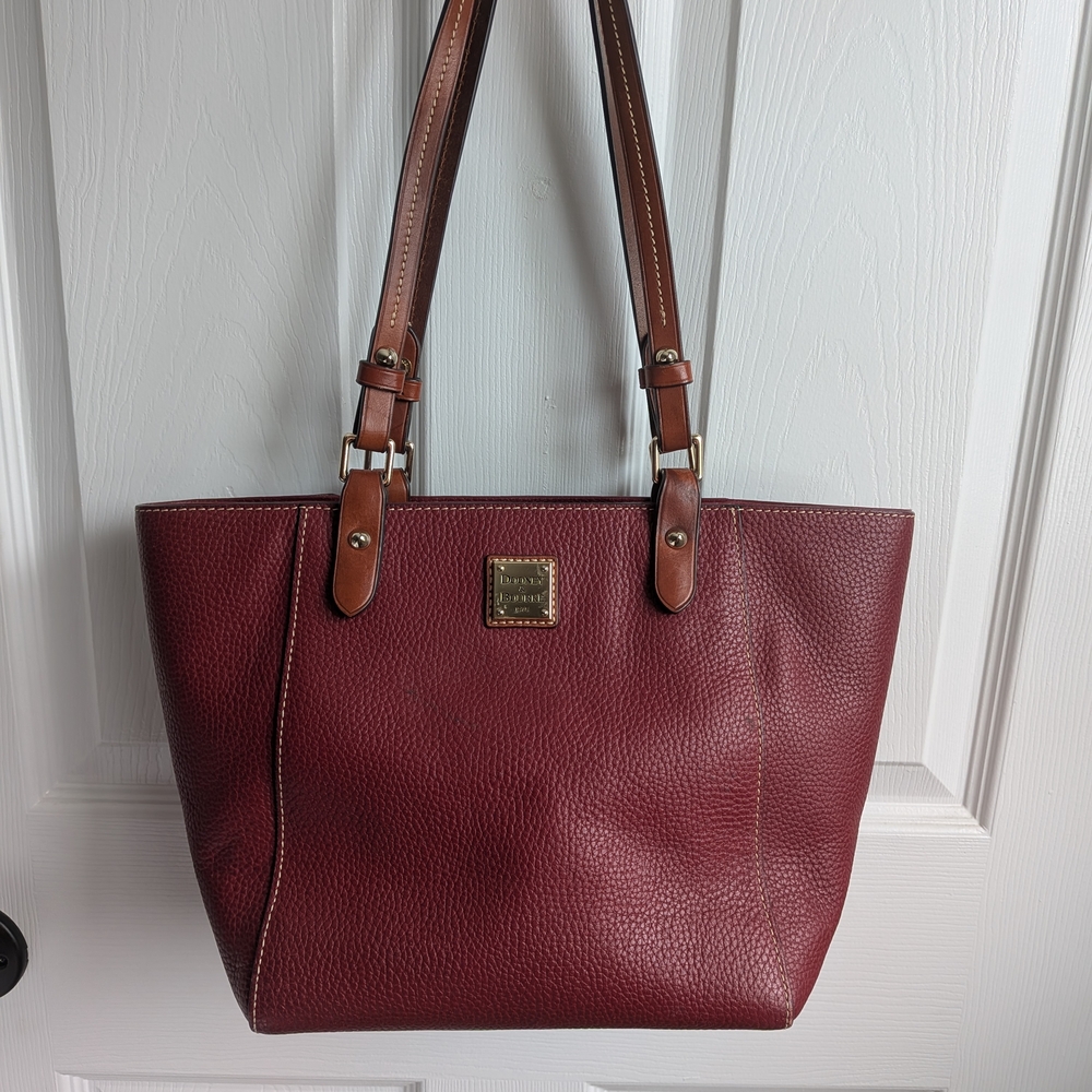Dooney & Bourke Wine Leather Tote